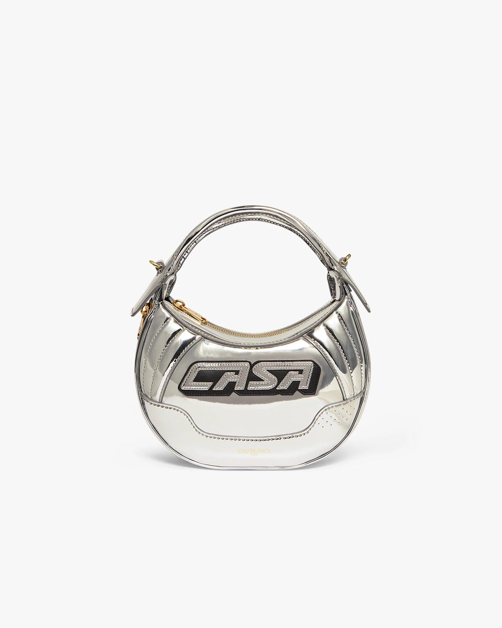 Silver Biker Bag by CASABLANCA
