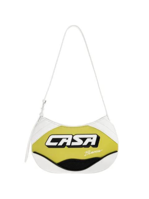 Slim Biker leather shoulder bag by CASABLANCA