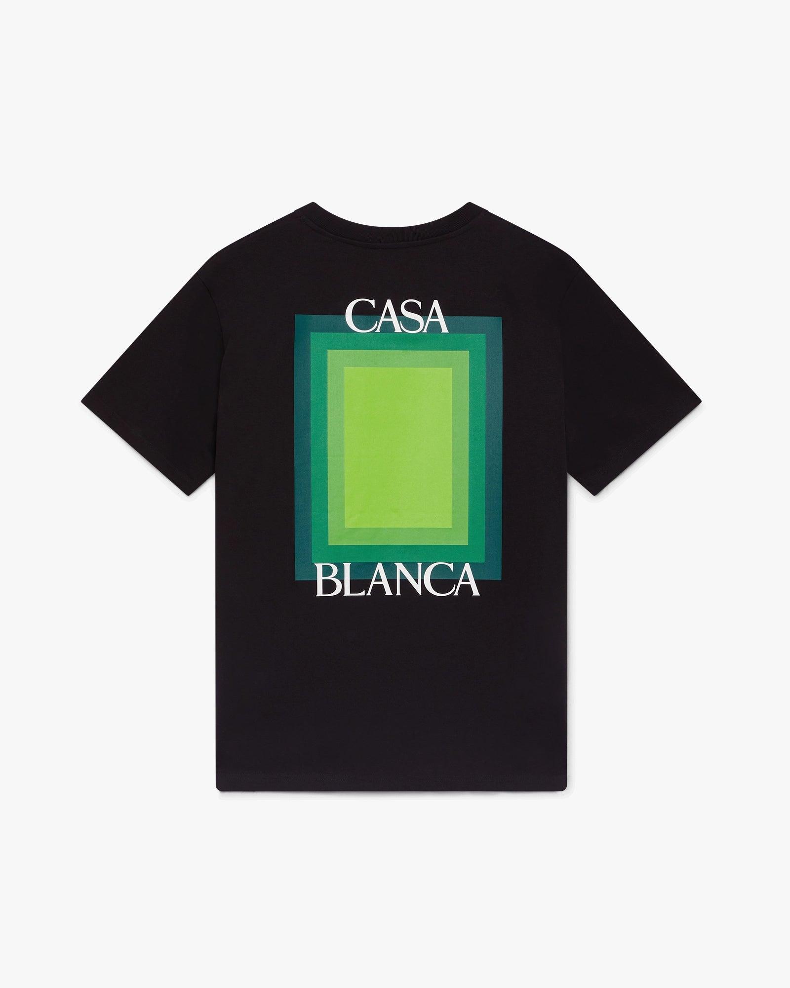Square Logo Short Sleeve T-Shirt by CASABLANCA