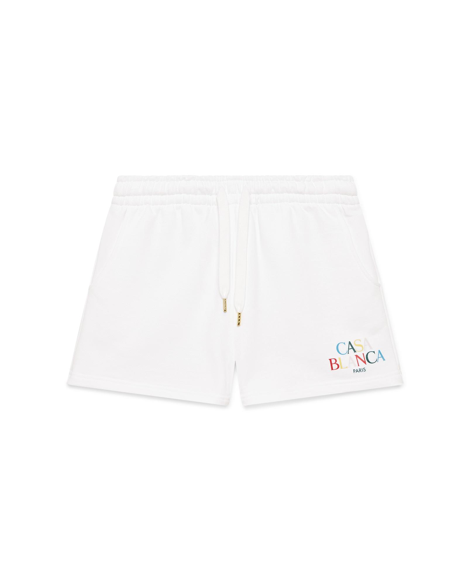 Stacked Logo Sweatshorts by CASABLANCA