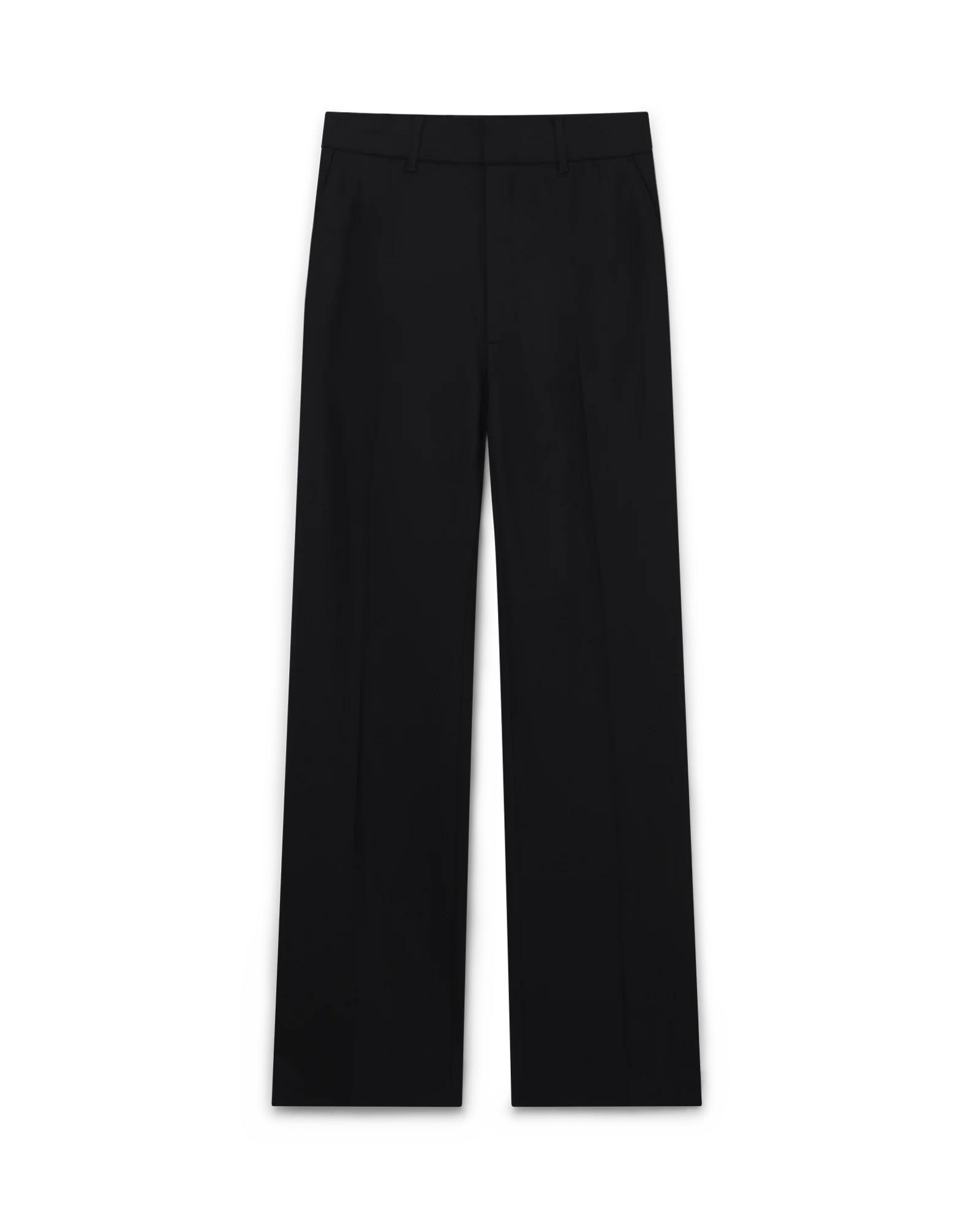 Straight Leg Wool Trousers by CASABLANCA