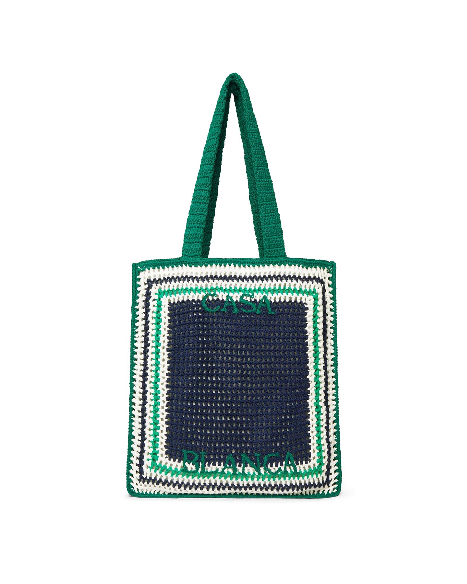 Stripe Crochet Bag by CASABLANCA