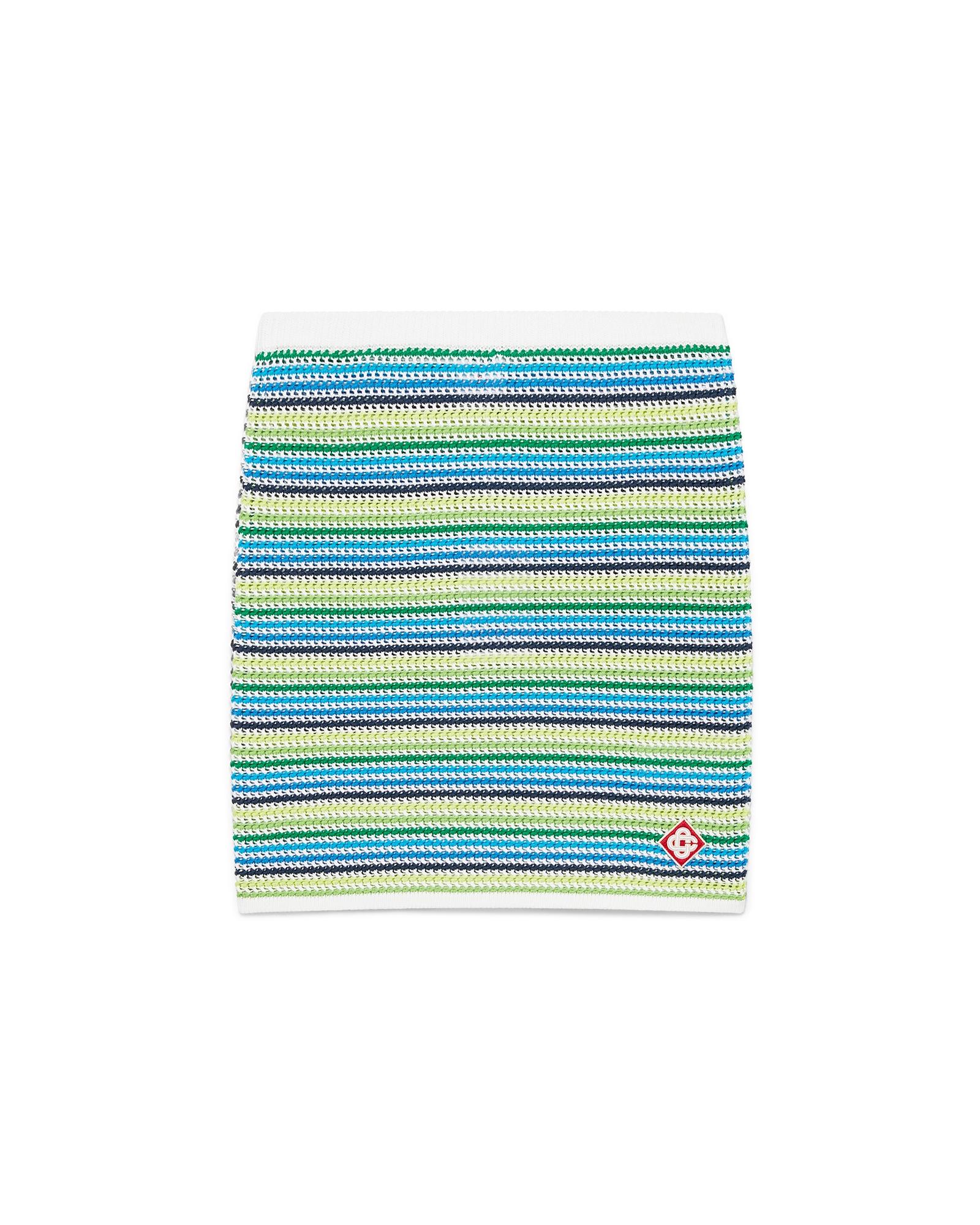 Stripe Mini Skirt by CASABLANCA