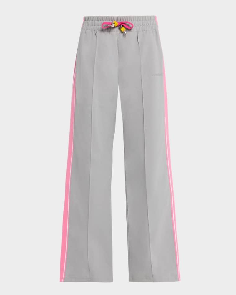 Striped Pintuck Stretch Cotton Pants by CASABLANCA
