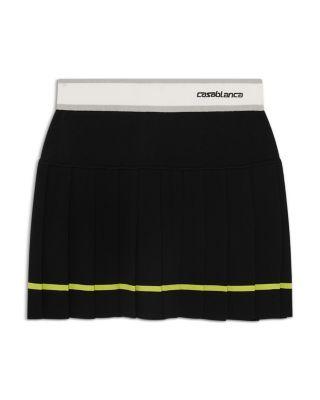 Striped Pleated Skirt by CASABLANCA