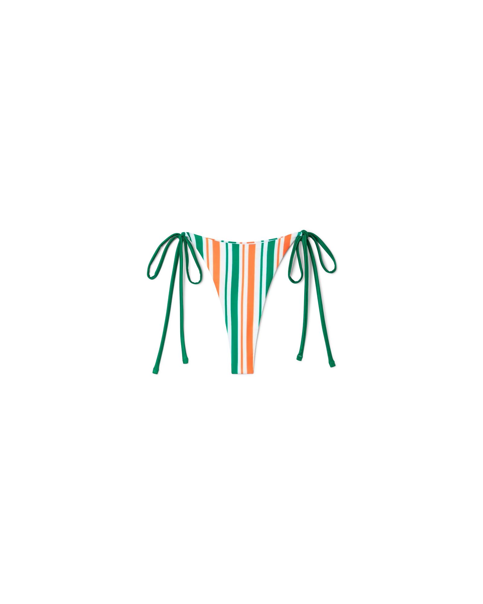 Striped String Bikini Bottom by CASABLANCA