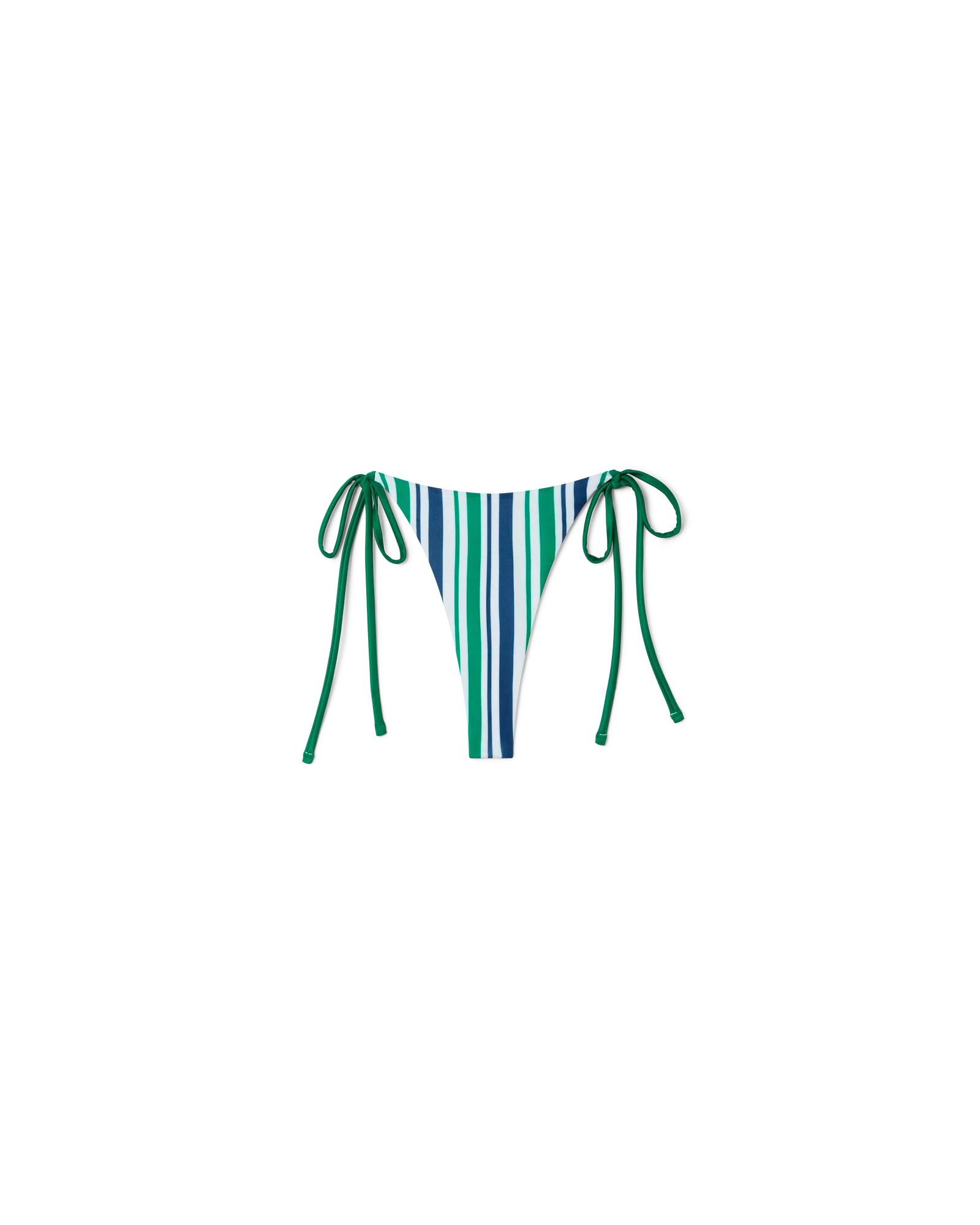 Striped String Bikini Bottom by CASABLANCA