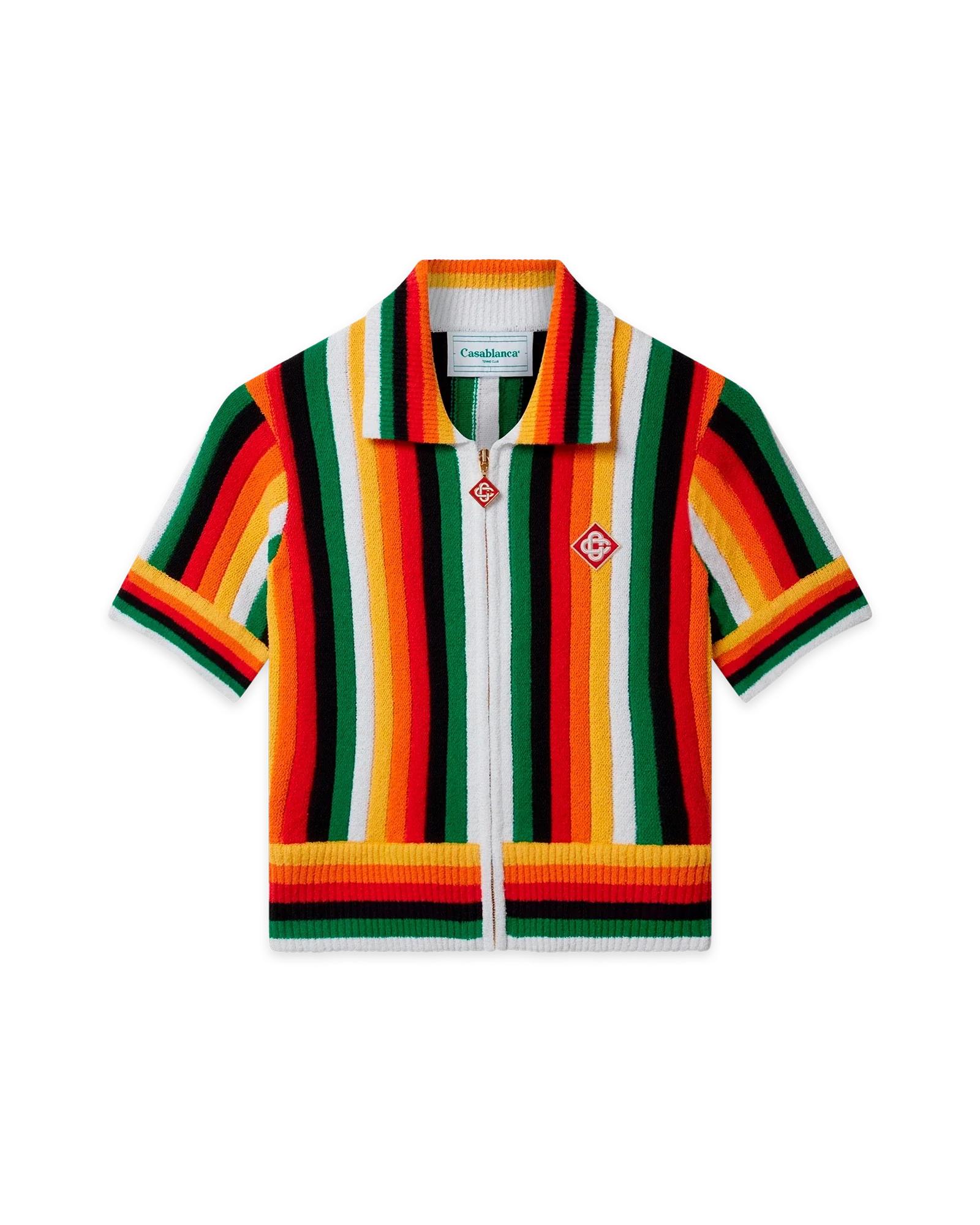 Striped Towelling Top by CASABLANCA