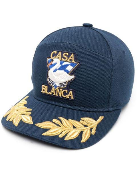 Swan embroidered cap by CASABLANCA