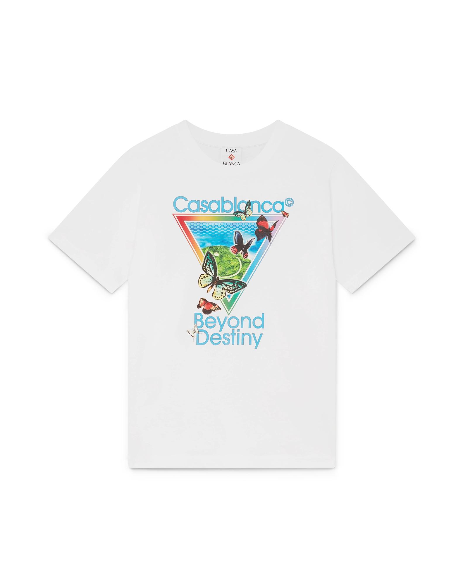 Tennis Club Beyond Destiny Short Sleeve T-Shirt by CASABLANCA