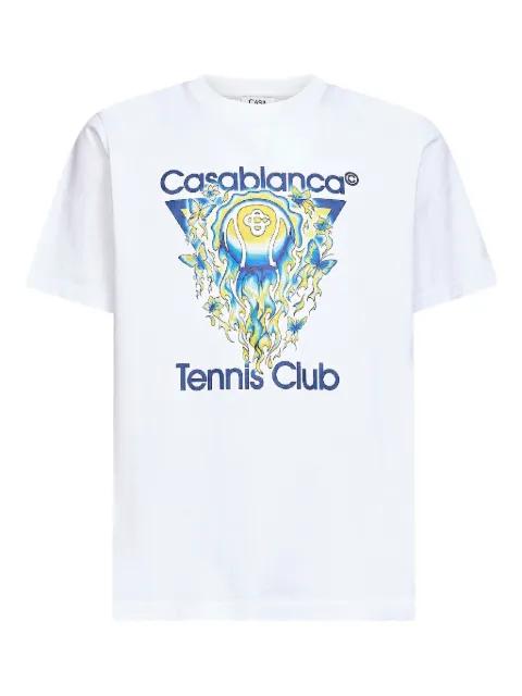 Tennis Club Icon Classic T-shirt by CASABLANCA