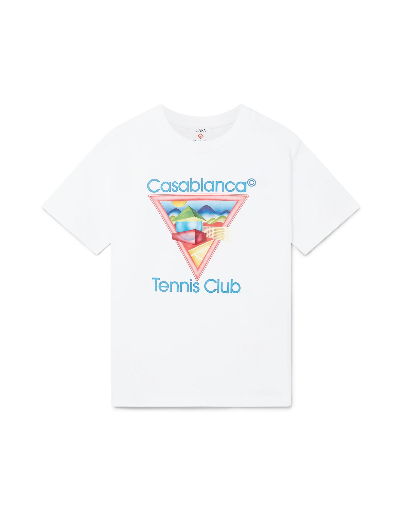 Tennis Club Icon Short Sleeve T-Shirt by CASABLANCA