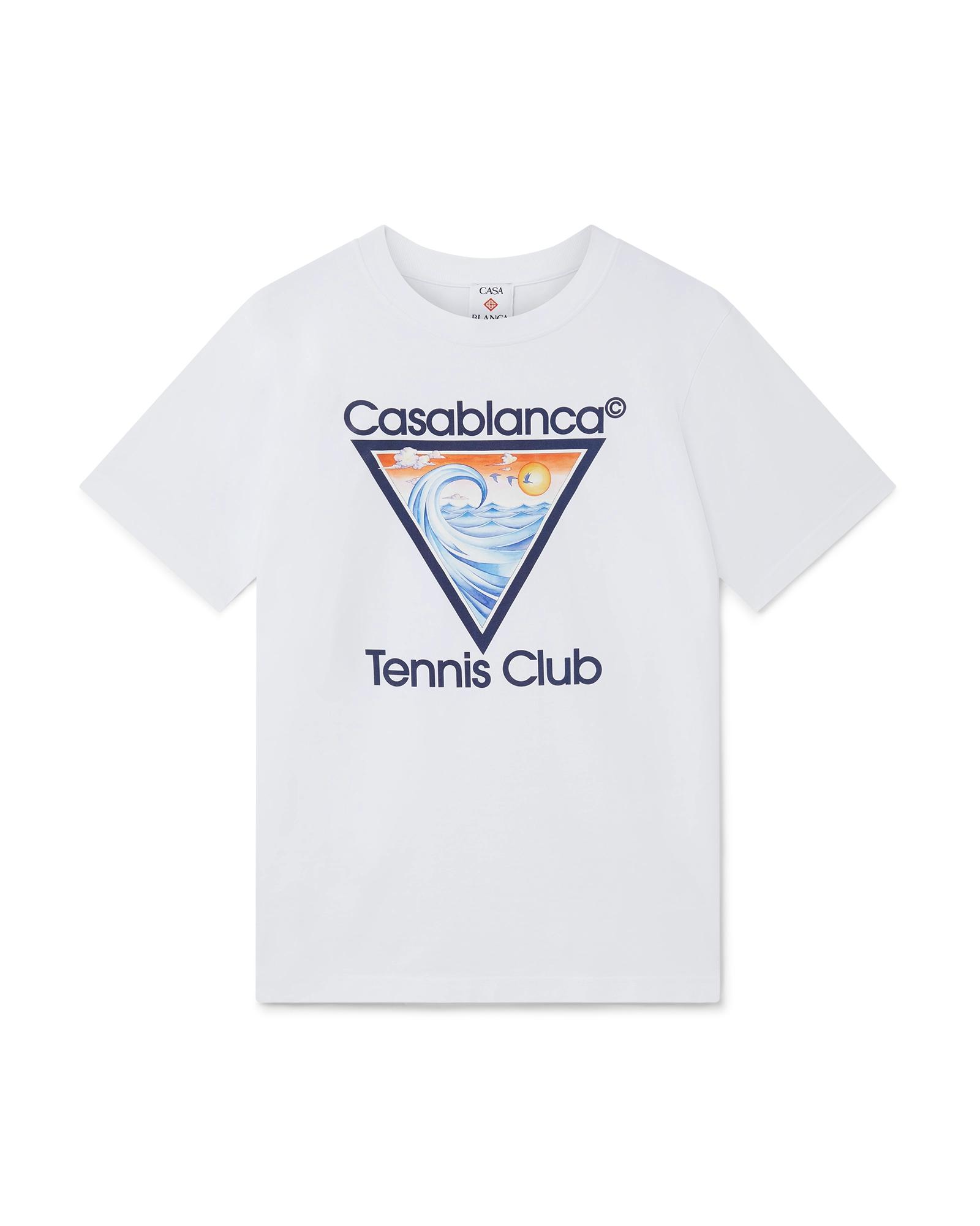 Tennis Club Icon Short Sleeve T-Shirt by CASABLANCA