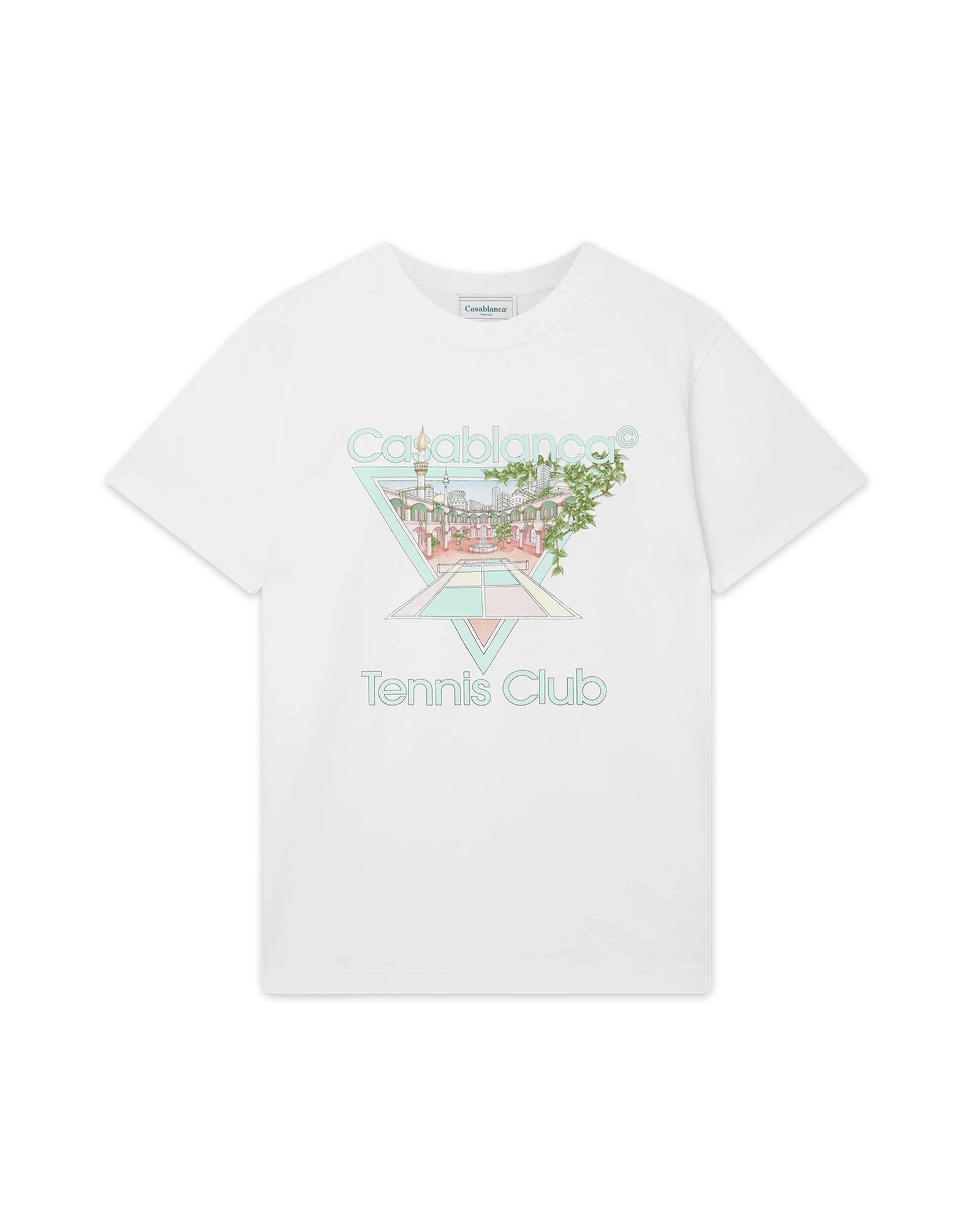 Tennis Club Icon Short Sleeve T-Shirt by CASABLANCA
