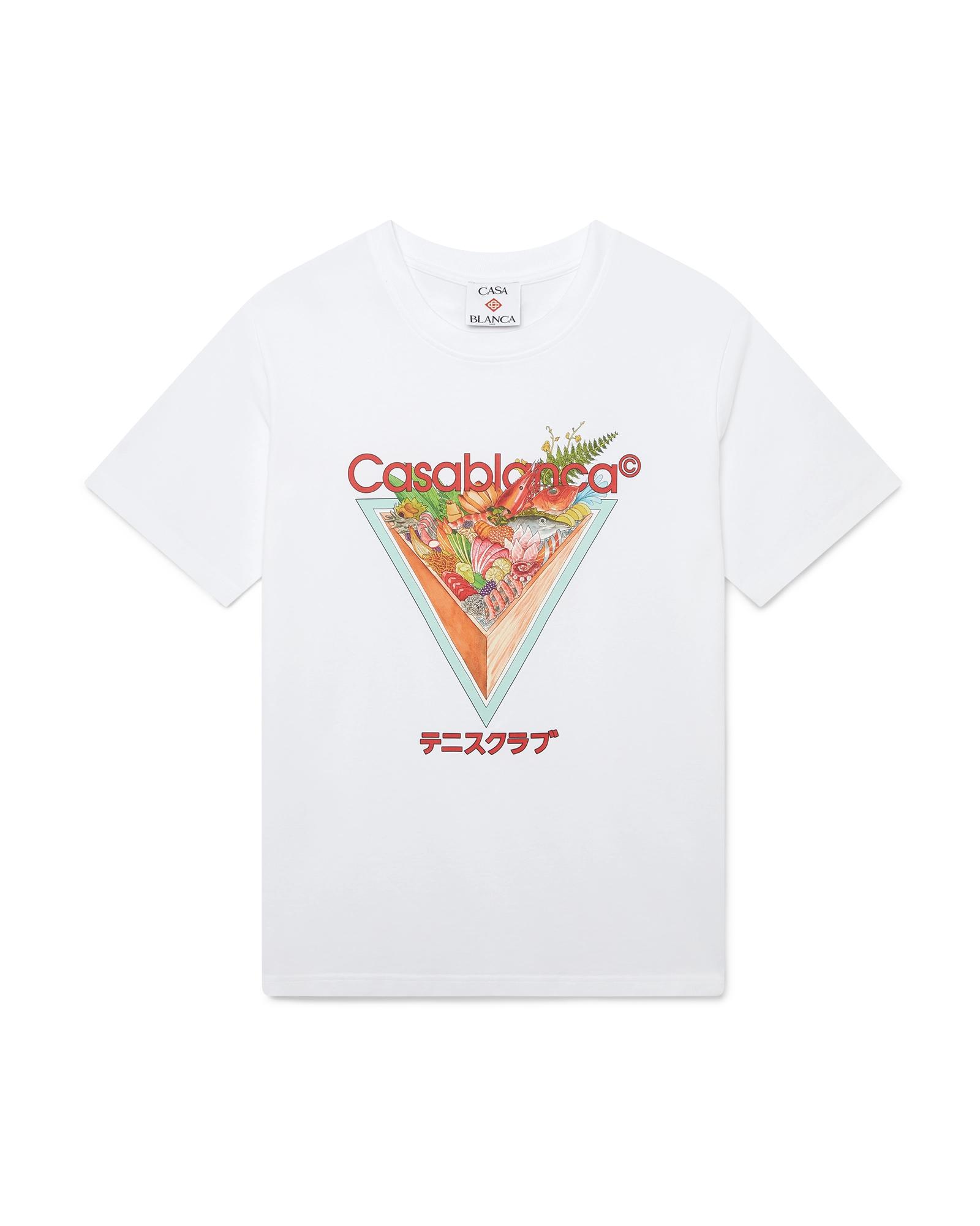 Tennis Club Icon Short Sleeve T-Shirt by CASABLANCA