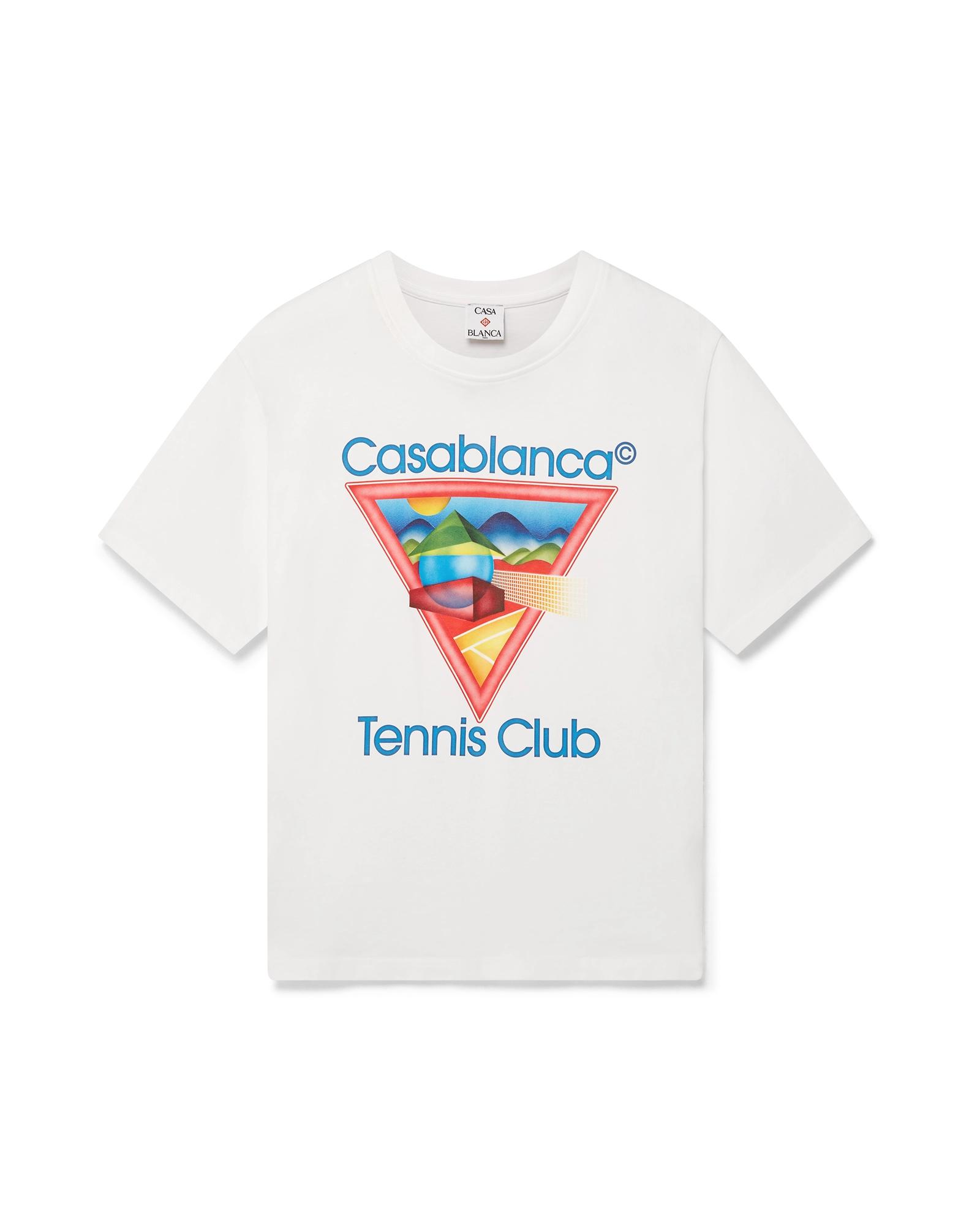 Tennis Club Icon Short Sleeve T-Shirt by CASABLANCA