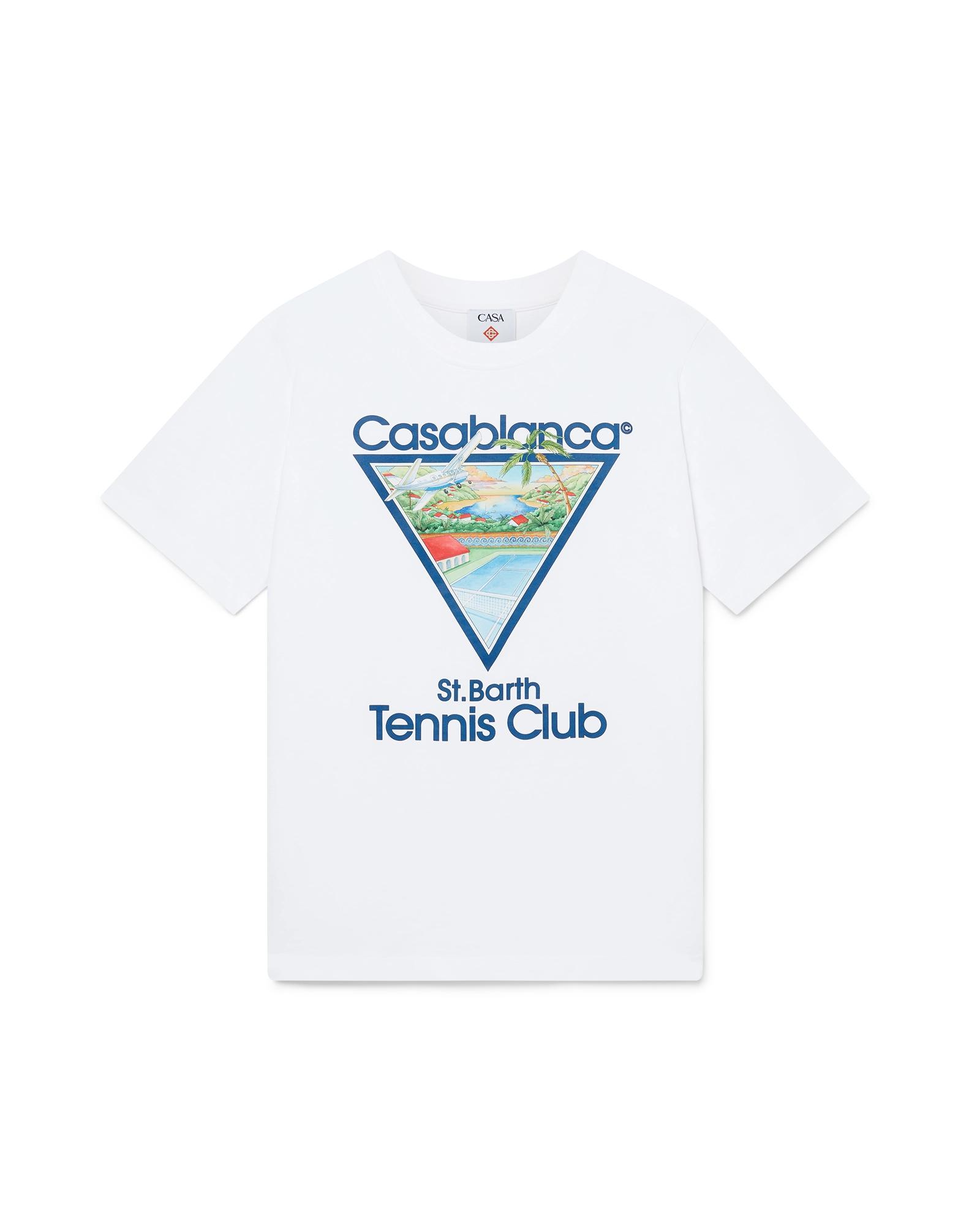 Tennis Club Icon Short Sleeve T-Shirt by CASABLANCA