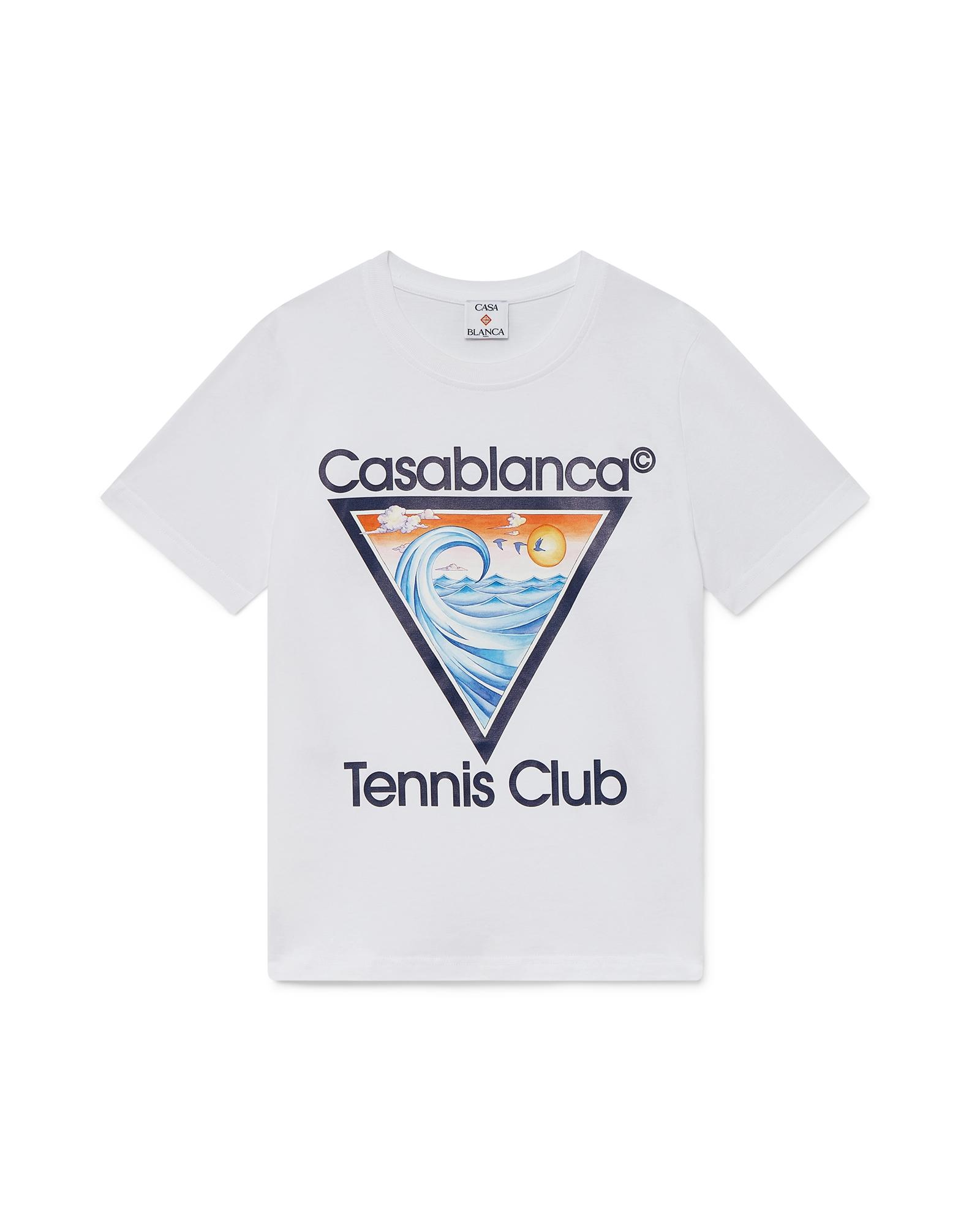 Tennis Club Icon Short Sleeve T-Shirt by CASABLANCA