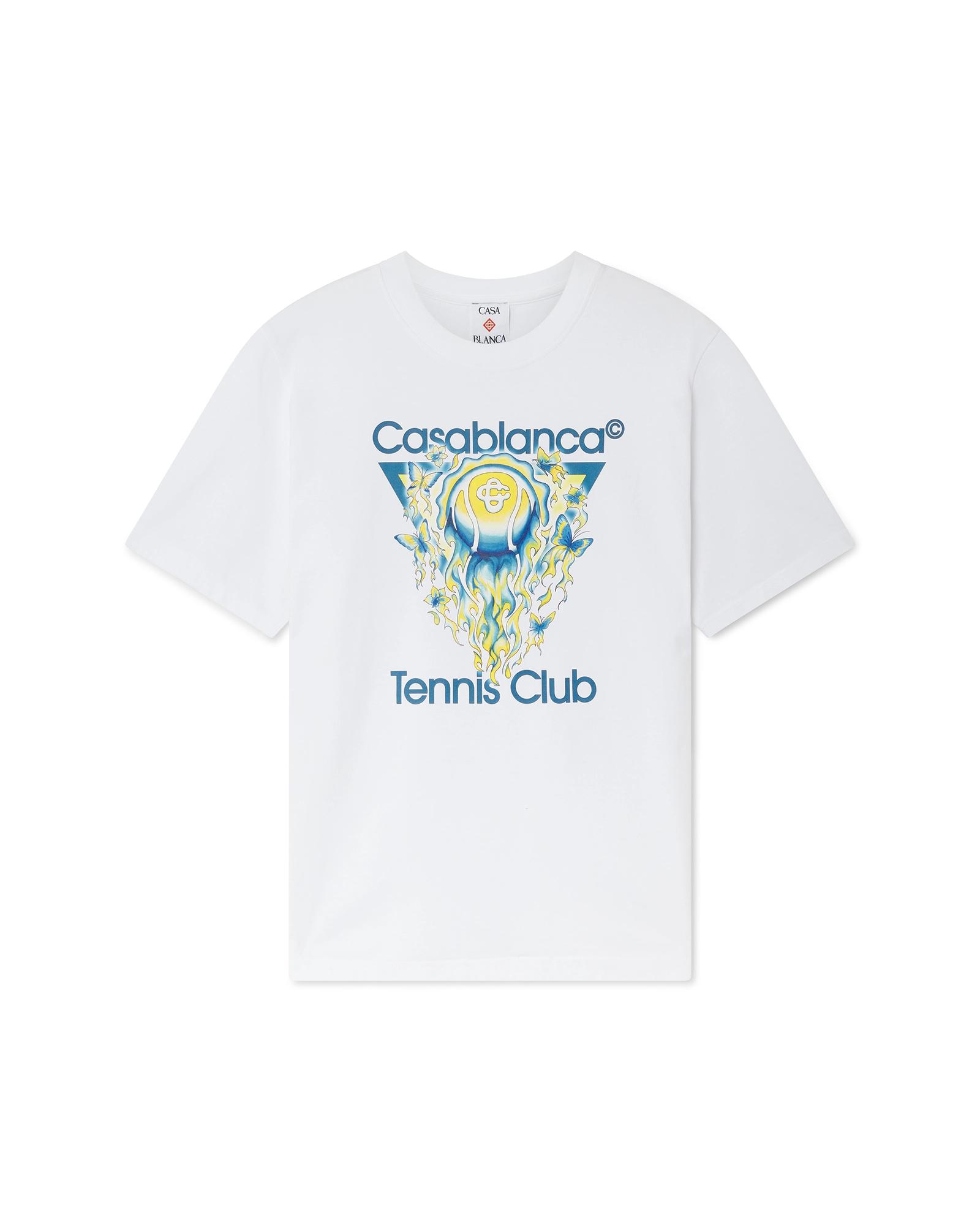 Tennis Club Icon Short Sleeve T-Shirt by CASABLANCA
