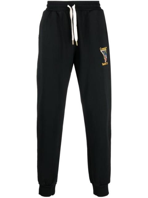 Tennis Club Icon embroidered track pants by CASABLANCA