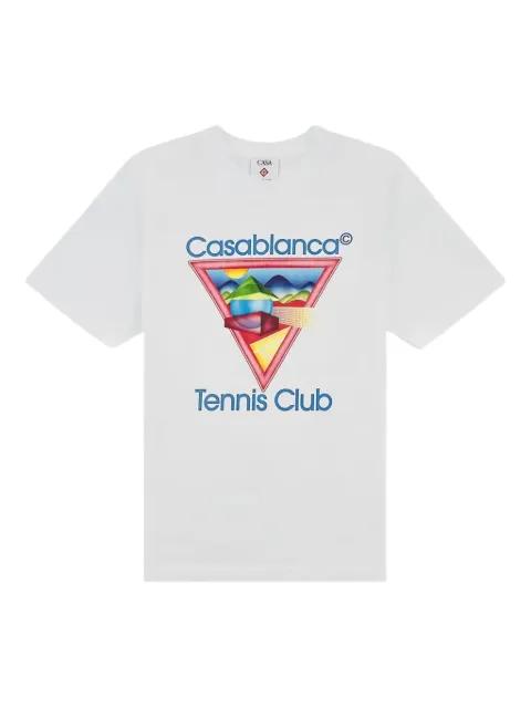 Tennis Club Icon organic cotton T-shirt by CASABLANCA