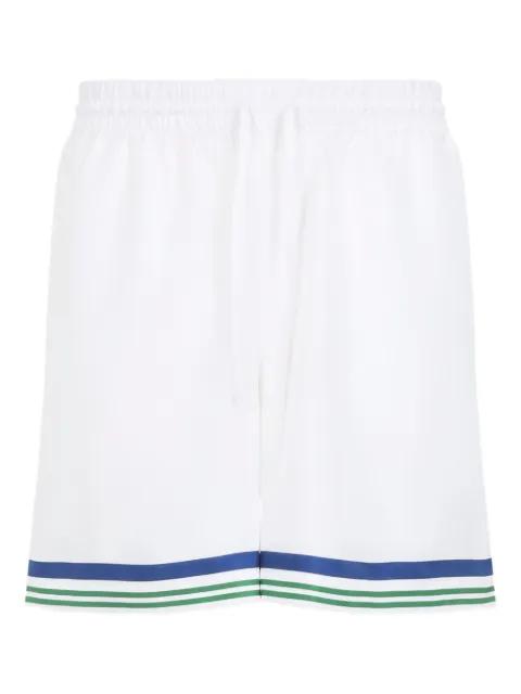 Tennis Club Icon silk shorts by CASABLANCA