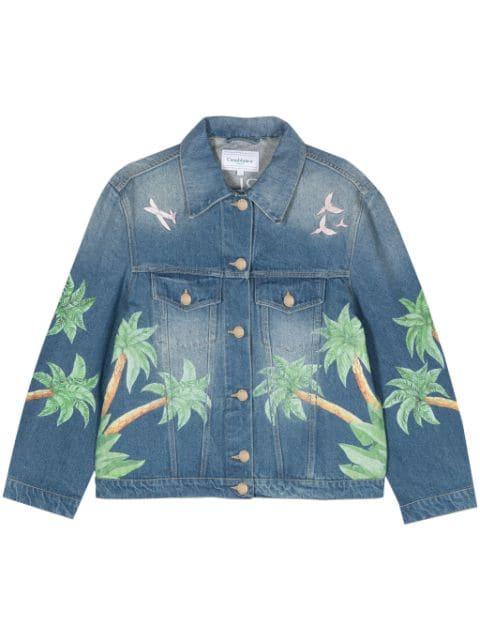 Tennis Club denim jacket by CASABLANCA