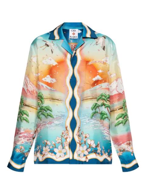 Tennis Club silk shirt by CASABLANCA