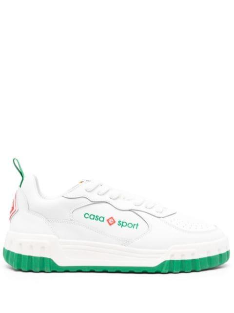 Tennis Court leather sneakers by CASABLANCA