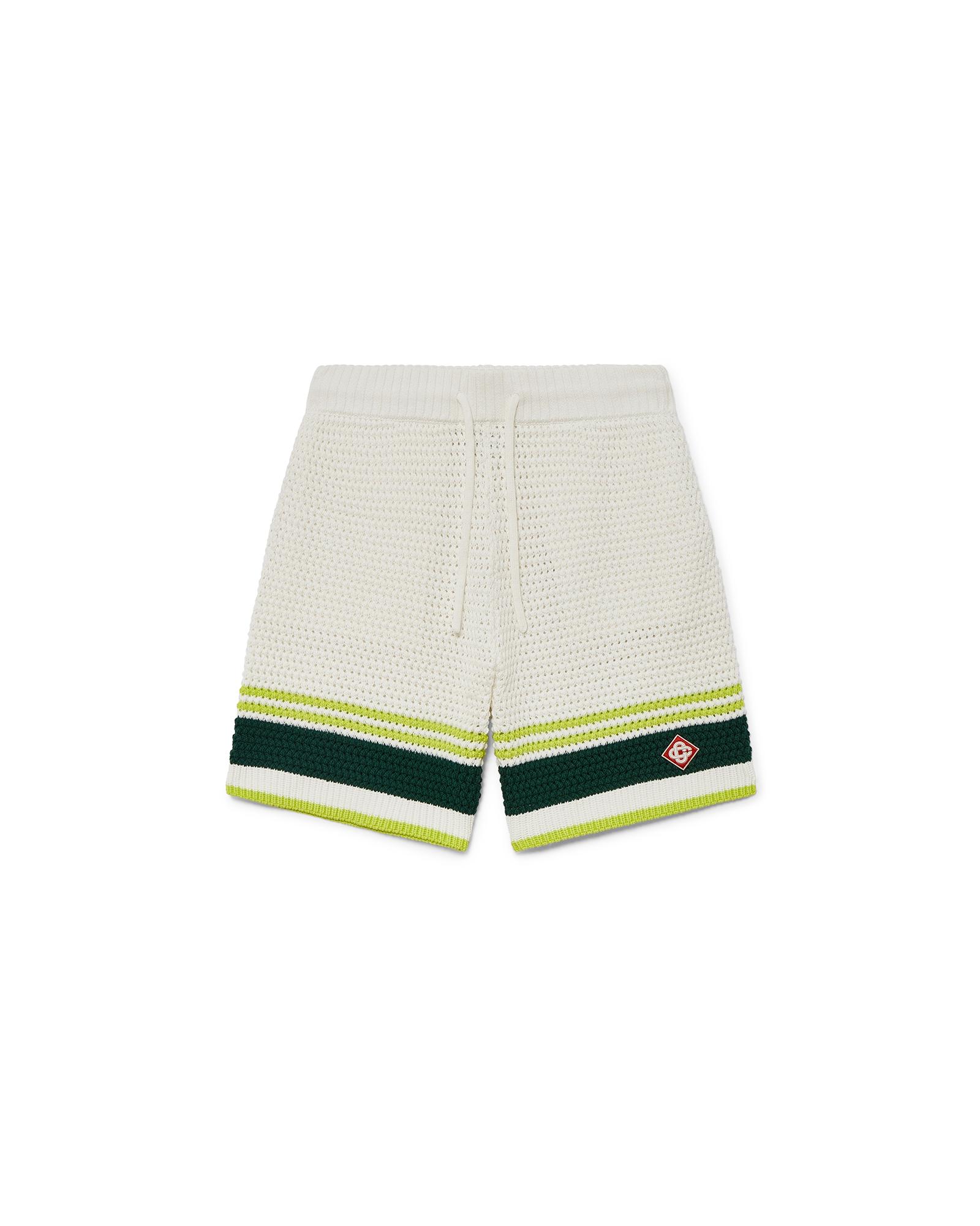 Tennis Crochet Shorts by CASABLANCA