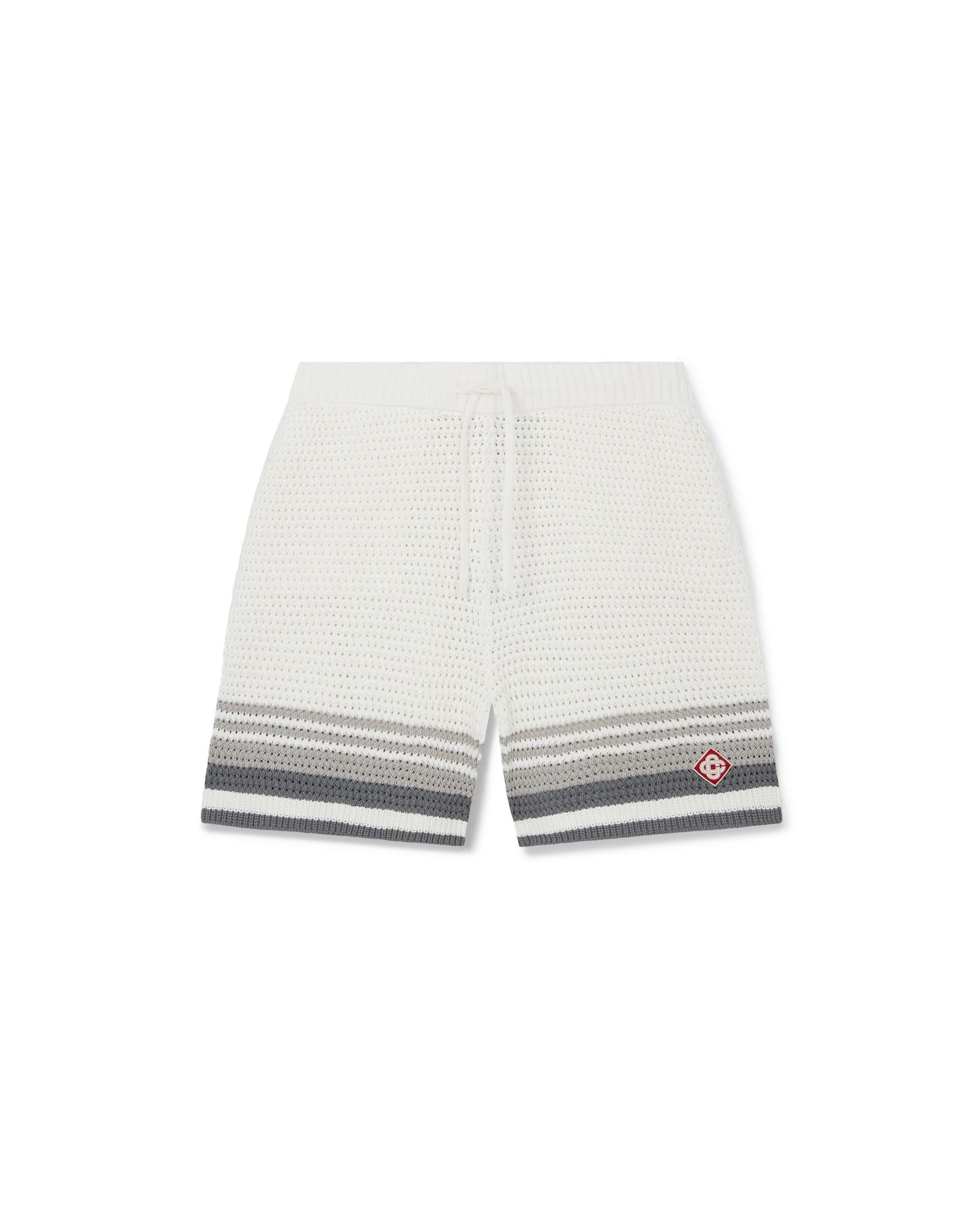 Tennis Crochet Shorts by CASABLANCA