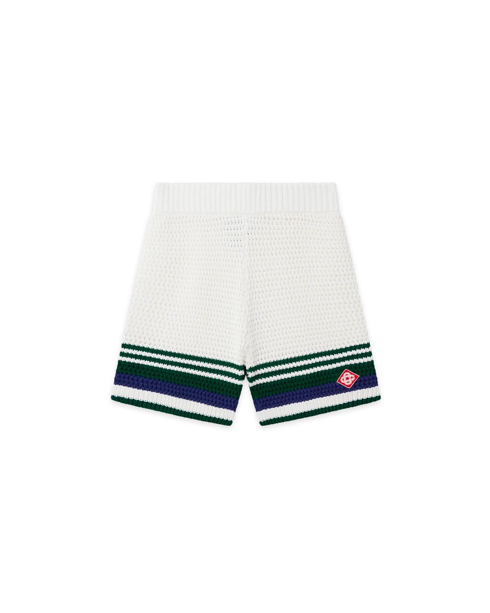 Tennis Crochet Shorts by CASABLANCA