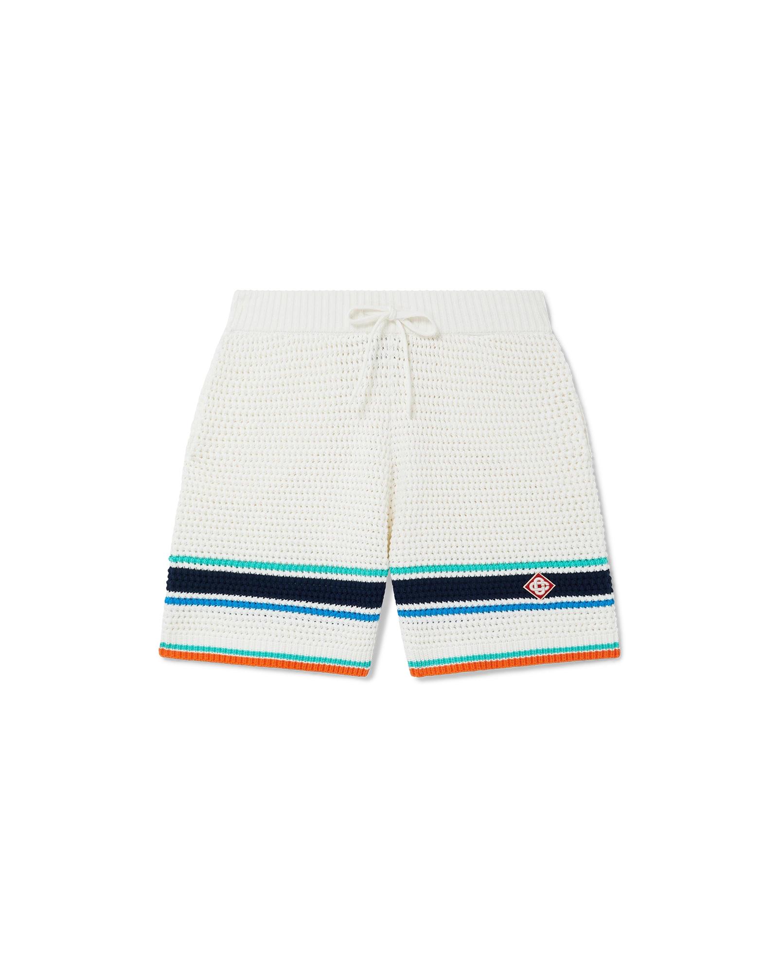 Tennis Crochet Shorts by CASABLANCA