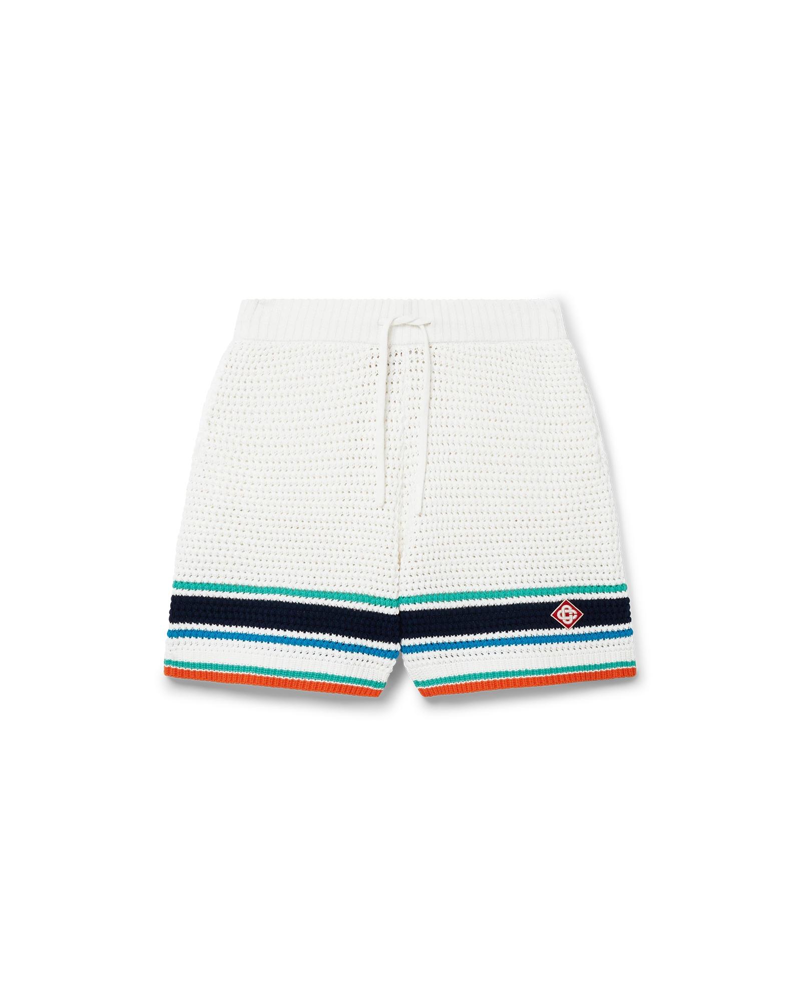 Tennis Crochet Shorts by CASABLANCA
