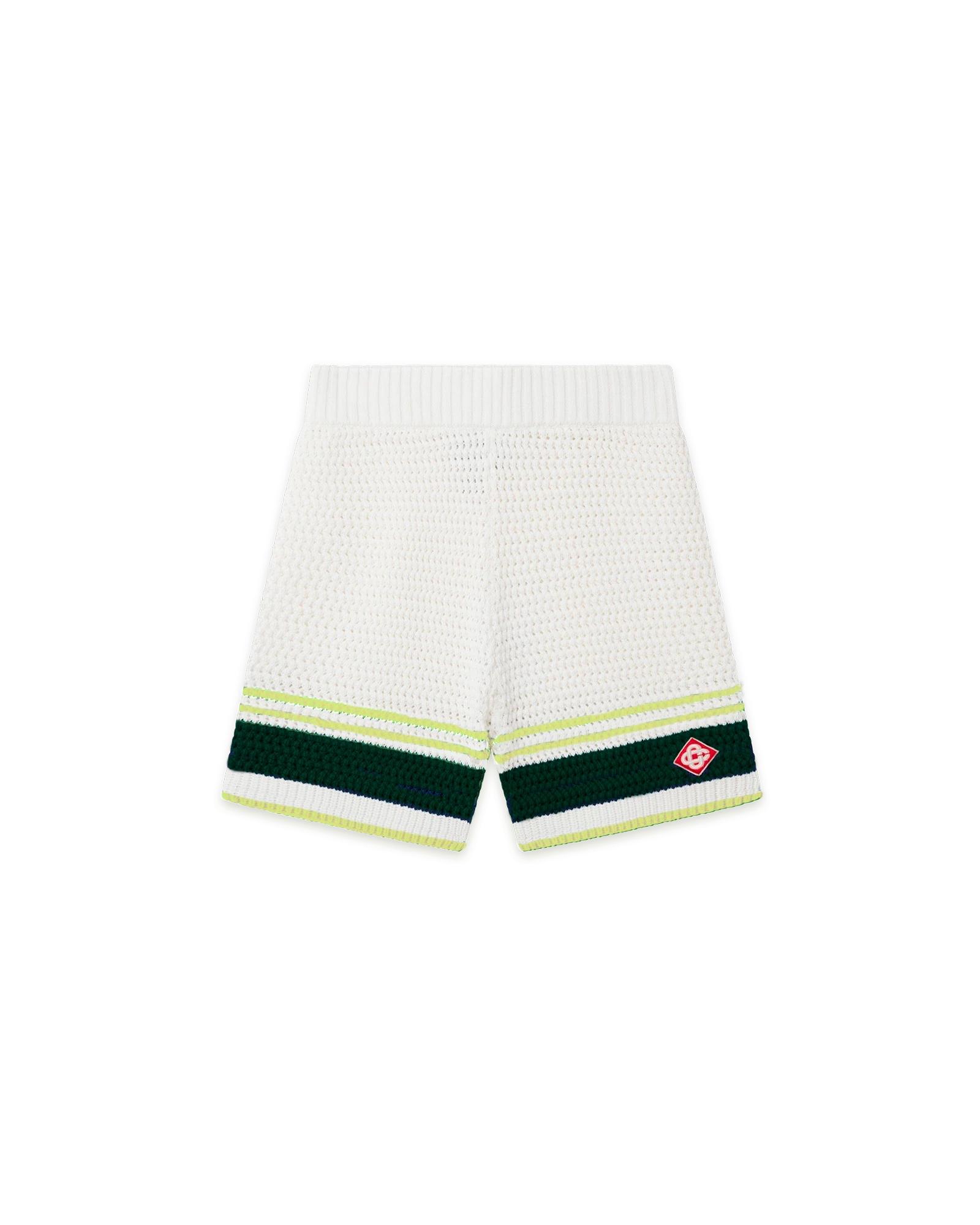 Tennis Crochet Shorts by CASABLANCA