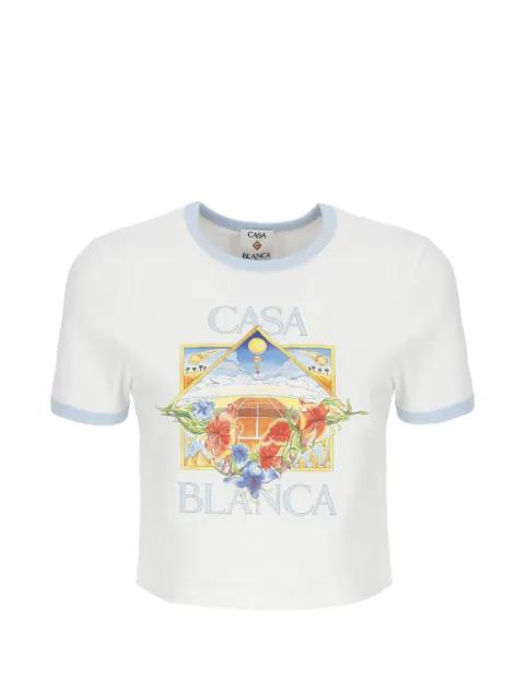 Tennis Landscape T-shirt by CASABLANCA