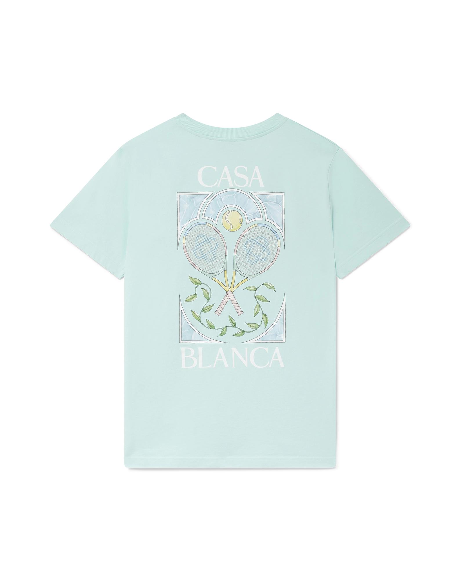 Tennis Pastelle Short Sleeve T-Shirt by CASABLANCA