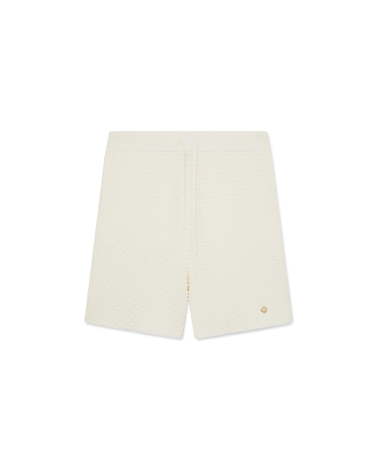 Textured Knitted Shorts by CASABLANCA