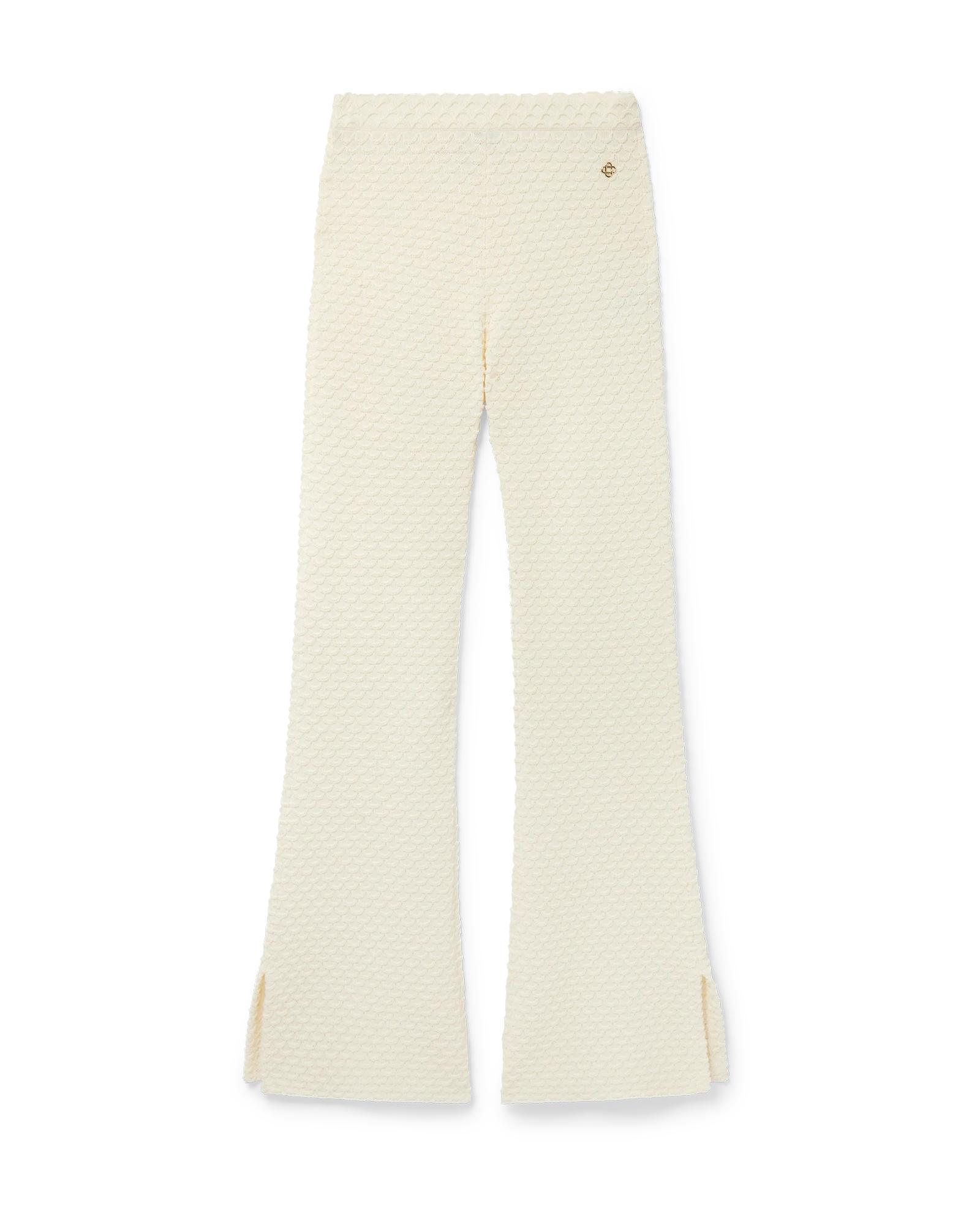 Textured Knitted Trousers by CASABLANCA
