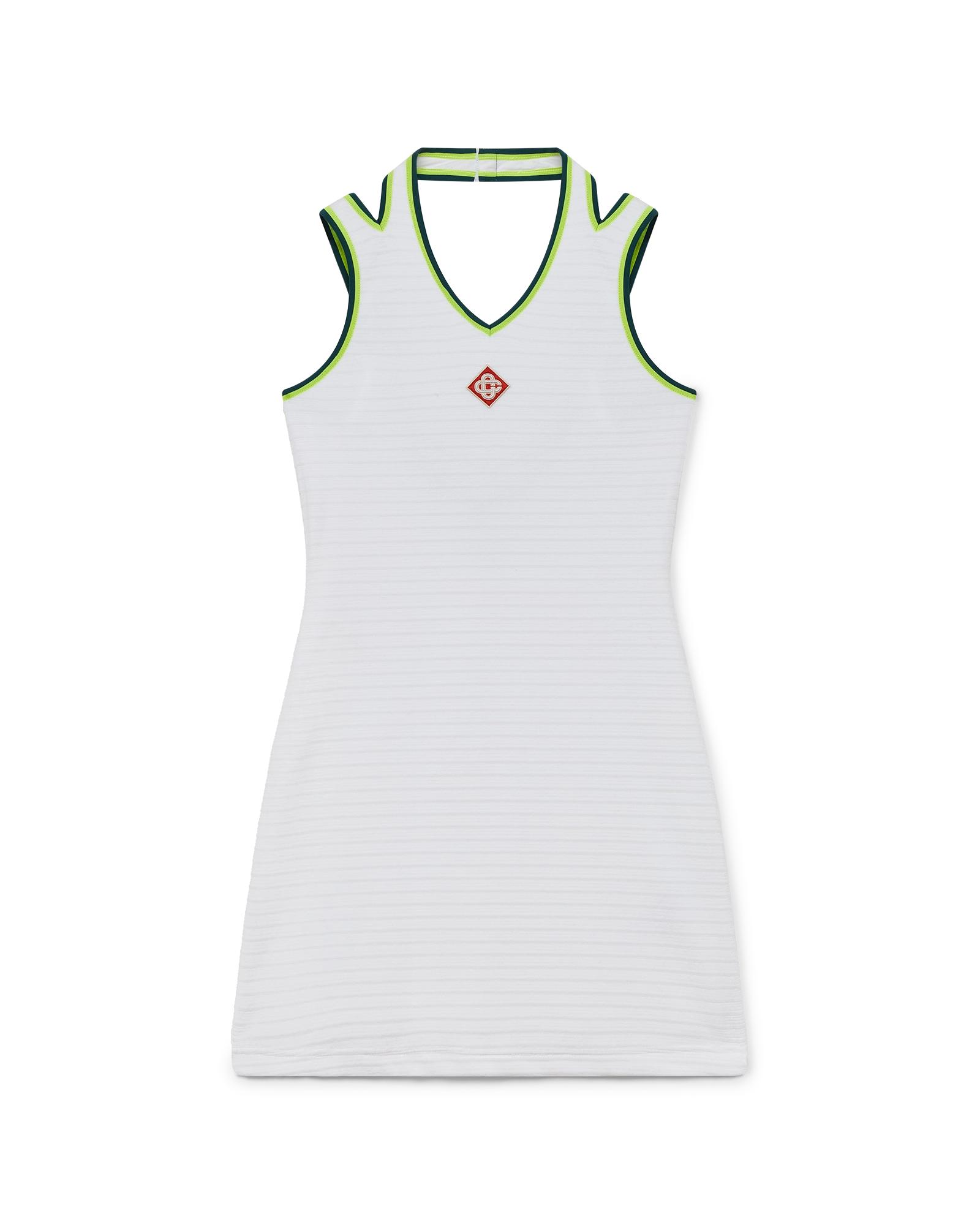 Textured Velour Tennis Dress by CASABLANCA