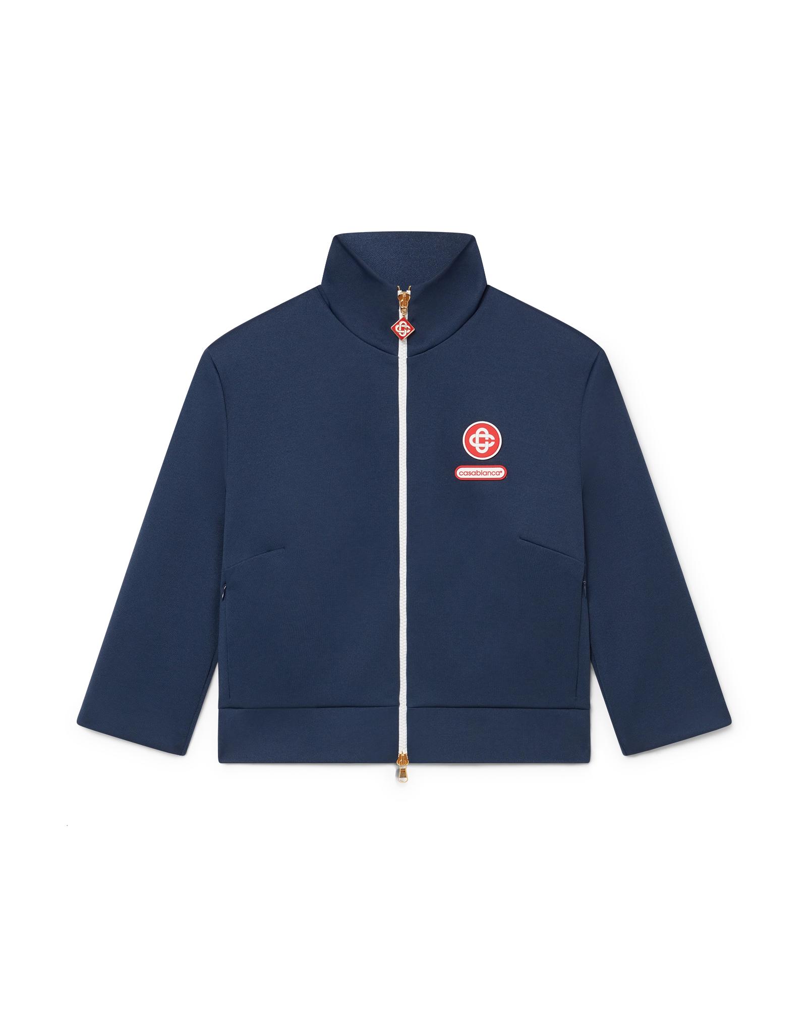 Tricot Cropped Track Jacket by CASABLANCA