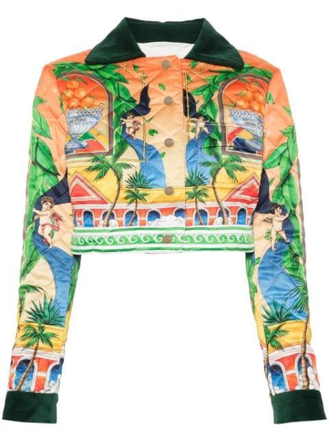 Triomphe D'Orange cropped jacket by CASABLANCA