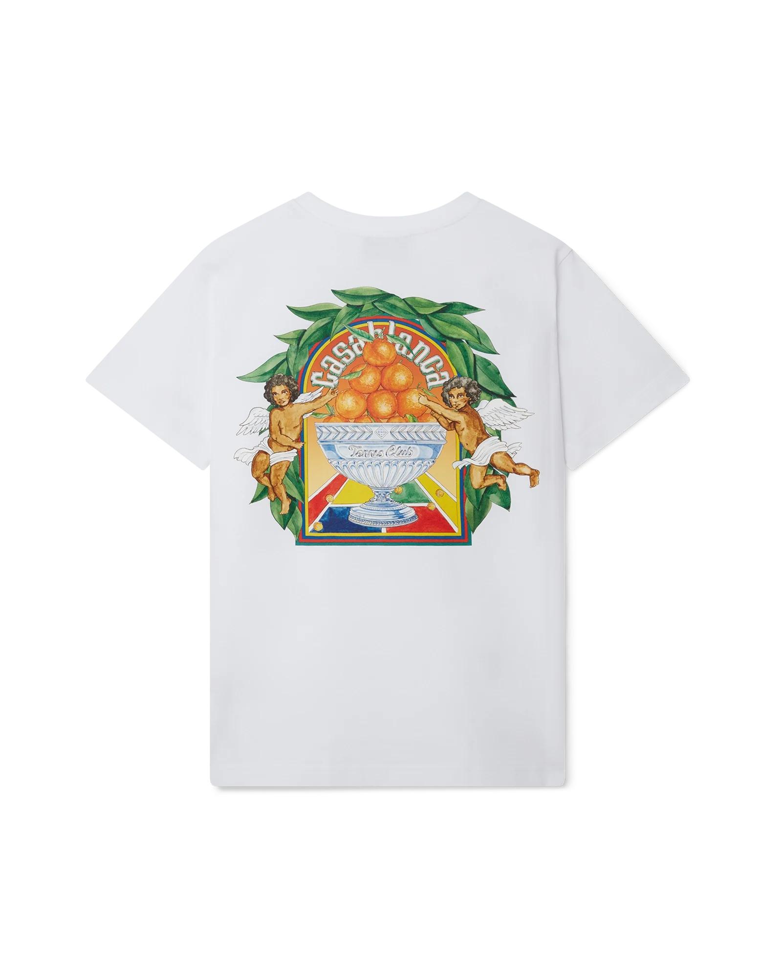 Triomphe D'Orange Short Sleeve T-Shirt by CASABLANCA