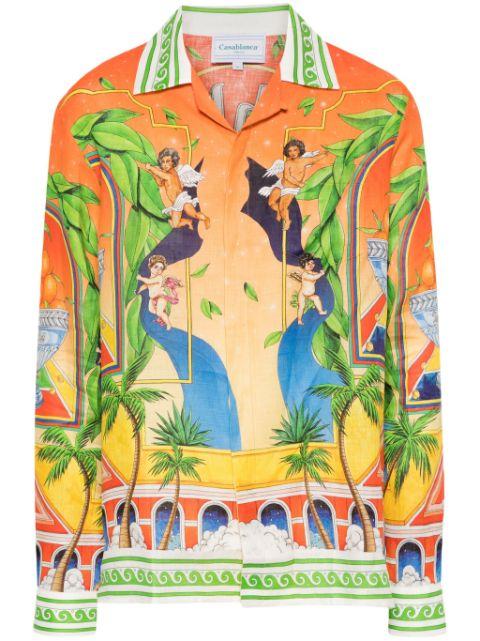 Trophy linen shirt by CASABLANCA