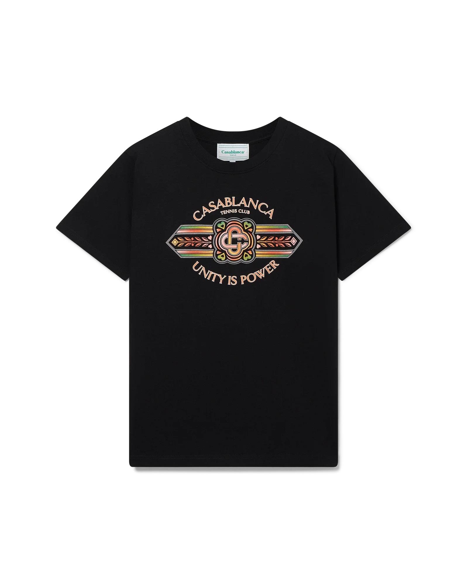 Unity Is Power Short Sleeve T-Shirt by CASABLANCA