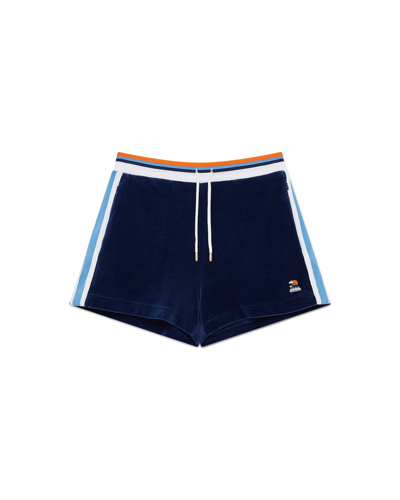 Velour Montagne Shorts by CASABLANCA