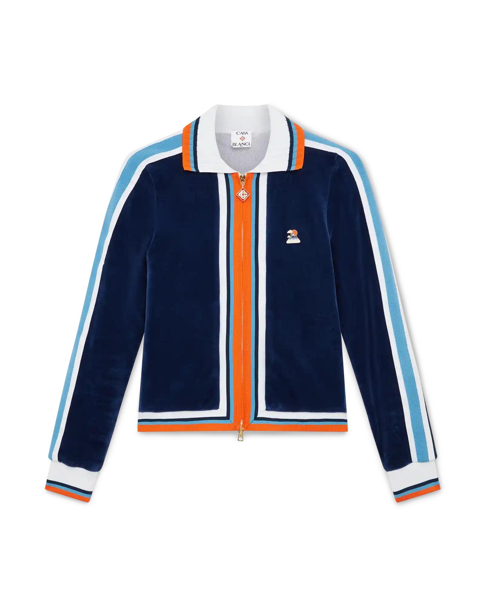 Velour Montagne Track Jacket by CASABLANCA