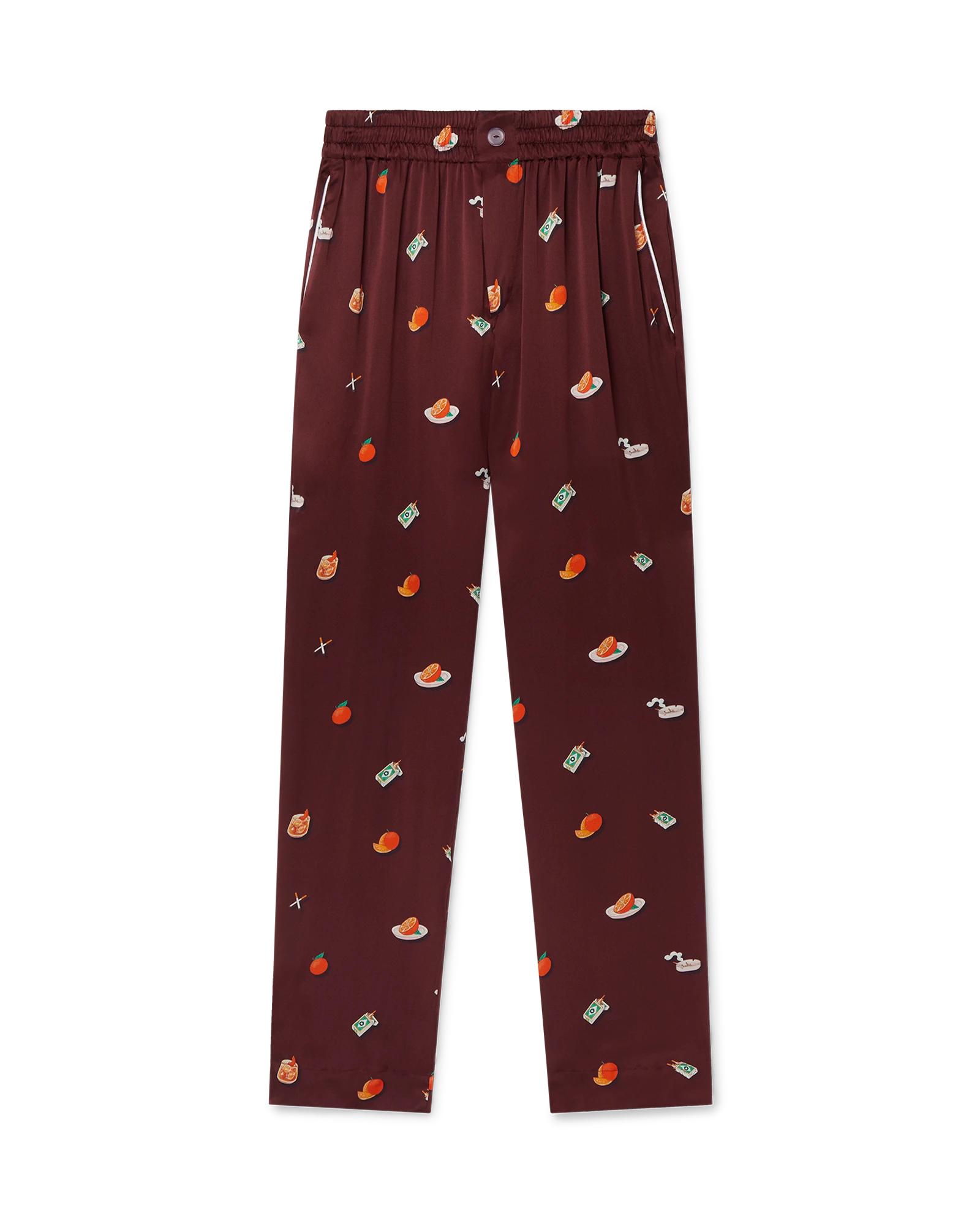 Vices Silk Satin Pyjama Trousers by CASABLANCA