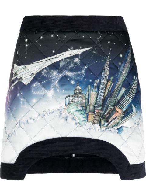 Vol De Nuit quilted miniskirt by CASABLANCA