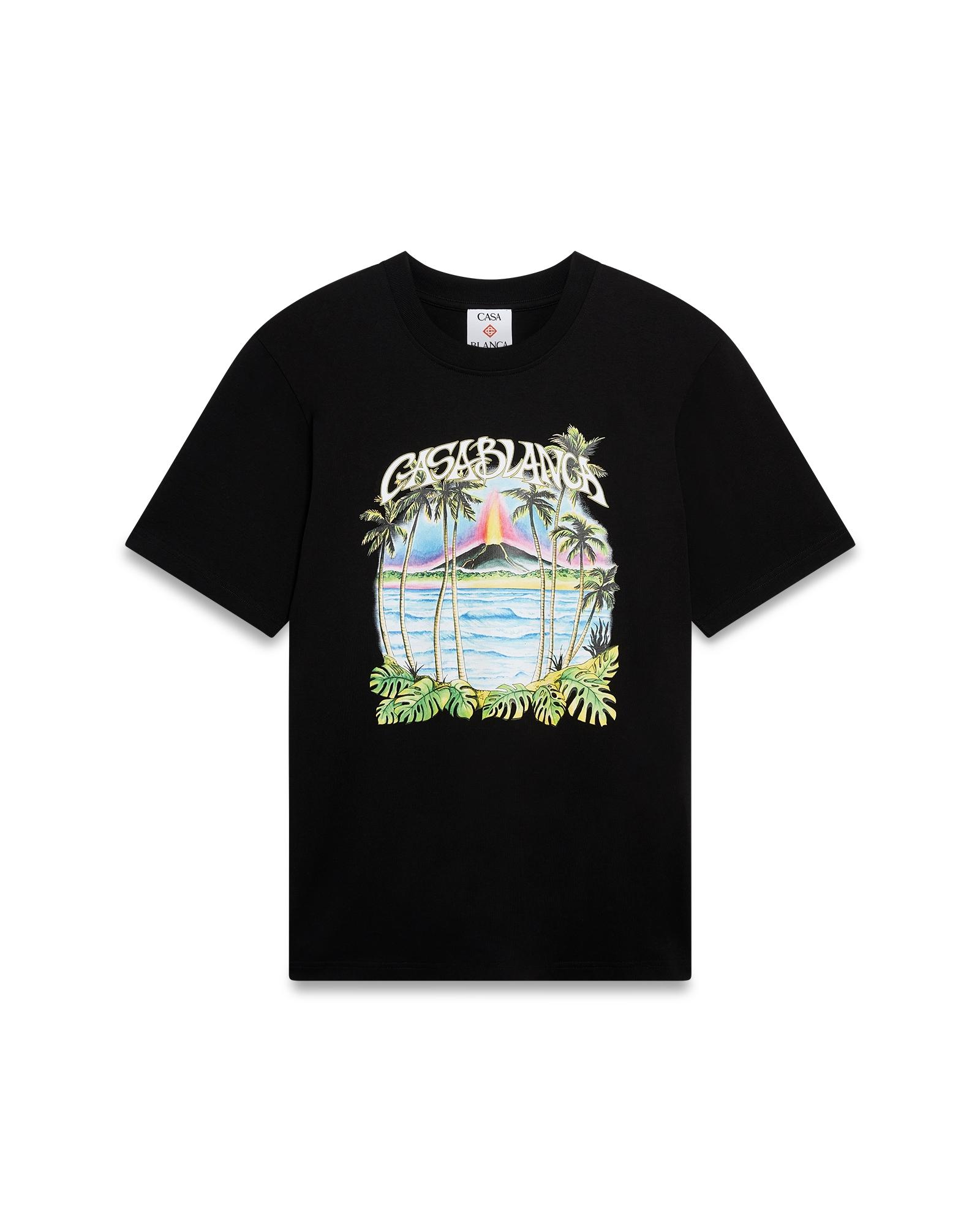 Volcano Short Sleeve T-Shirt by CASABLANCA